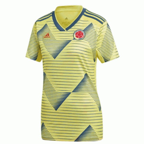 Camiseta Colombia Primera Mujer 2019 Amarillo